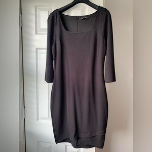 Express Long Sleeve Knee Length Dress